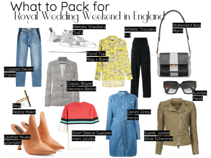 Royal Wedding Weekend Packing List